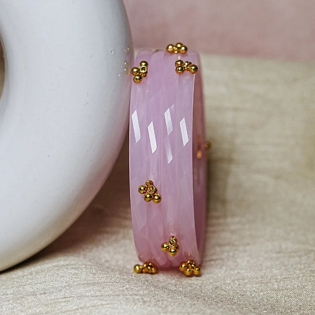 Acrylic kada Bangle for Women & Girls (Pack of 4)