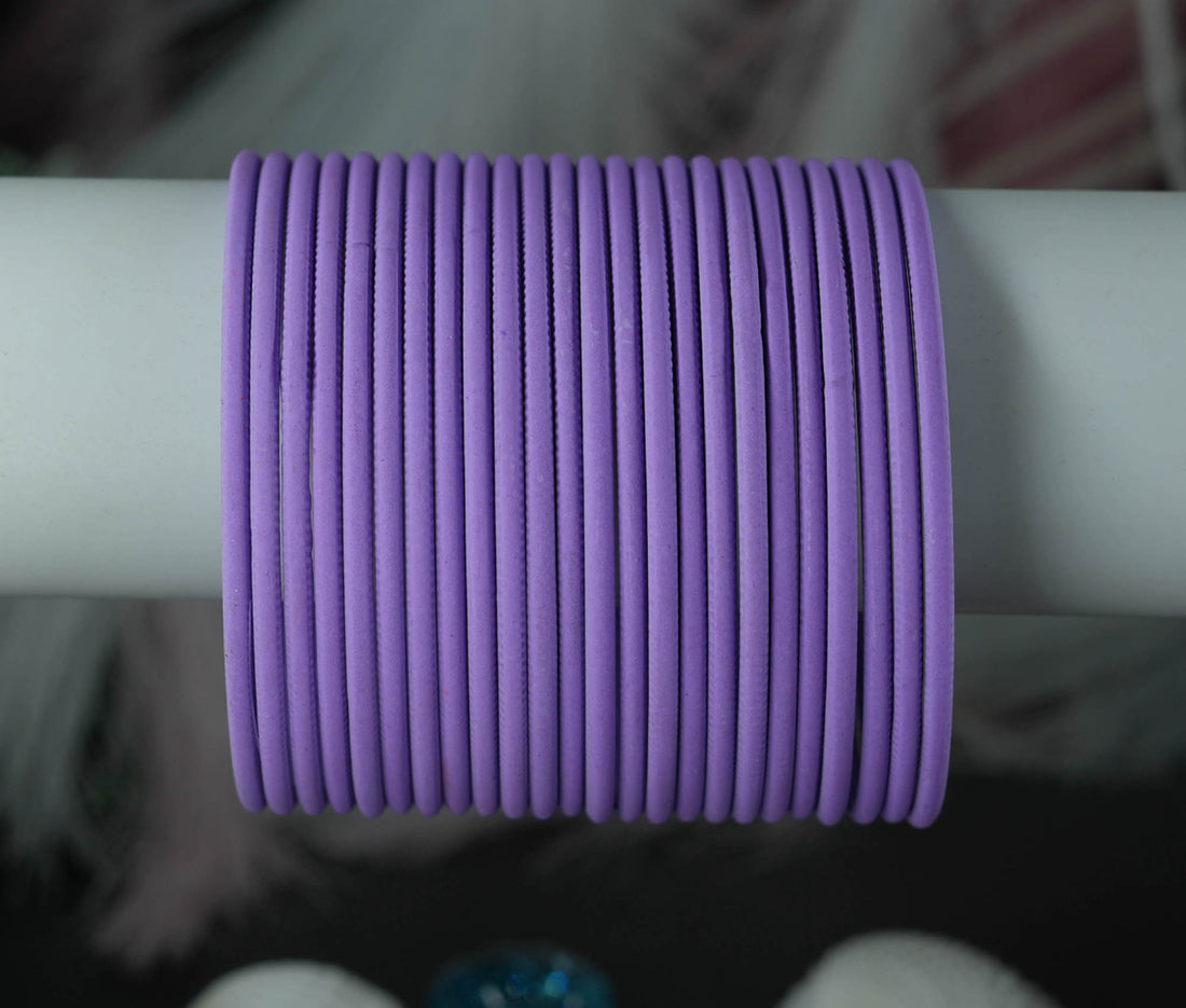 Plain Metal Bangles Set for Women Multiple Color | Matte Finish, Perfect for Weddings, Daily Wear, Traditional Occasions & Party Wear