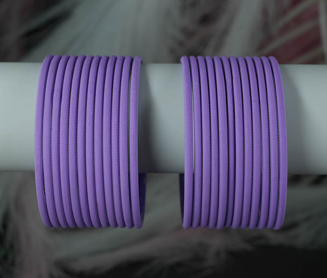 Plain Metal Bangles Set for Women Multiple Color | Matte Finish, Perfect for Weddings, Daily Wear, Traditional Occasions & Party Wear