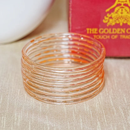 Trendy Acrylic Bangles Glossy & Smooth Finish for Women (Pack of 8)