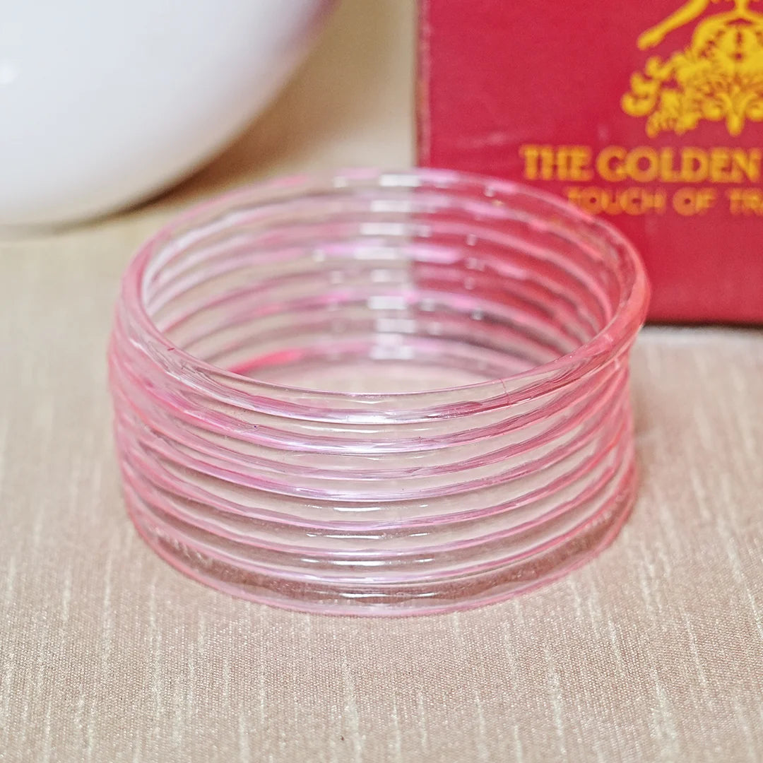 Trendy Acrylic Bangles Glossy & Smooth Finish for Women (Pack of 8)