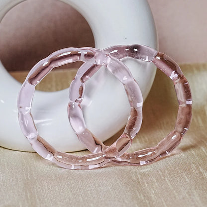 Glossy Finish 'Glosbe Glass Kada' Bangle for Women & Girls (Pack of 2)