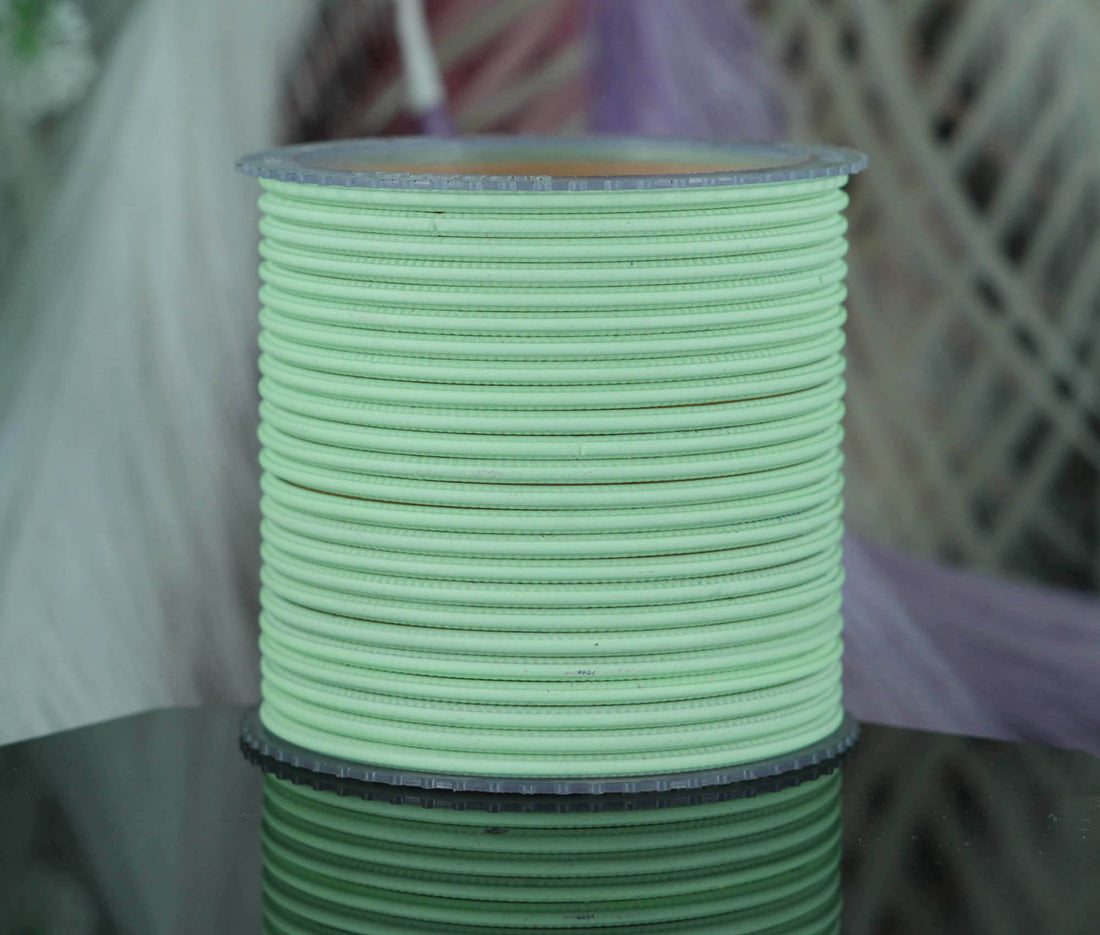 Pista Color Plain Matte Metal Bangles for Women & Girls (Pack of 24)