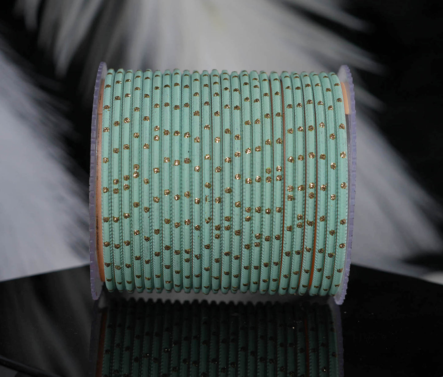 Stylish Metal Bangles for Women – Multiple Color Dot Design Matte Finish for Wedding & Party Wear