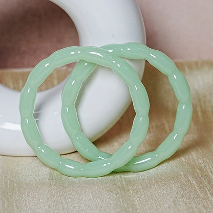 Glossy Finish 'Glosbe Glass Kada' Bangle for Women & Girls (Pack of 2)