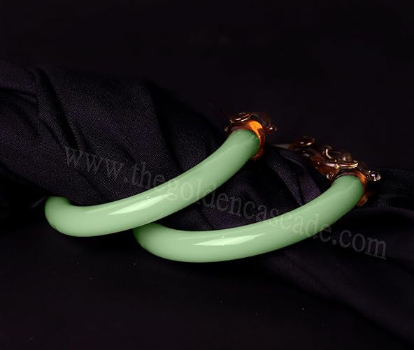 Multiple Color Elephant Design Glass Kada for Women & Girls (Pack of 2 Kada)