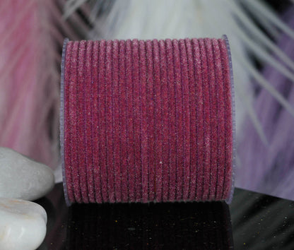 Pyazi Color Velvet Metal Bangles for Women & Girls (Pack of 24)