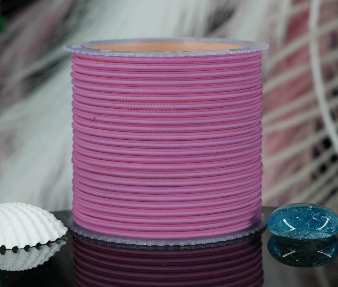Pyazi Color Plain Matte Metal Bangles for Women & Girls (Pack of 24)