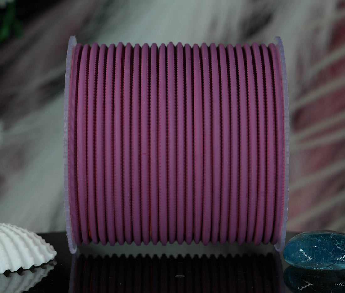 Fancy Plain Metal Bangles Set for Women | Multiple Color Matte Finish, Weddings, Daily Use & Party Wear