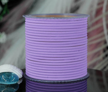 Purple Color Plain Matte Metal Bangles for Women & Girls (Pack of 24)