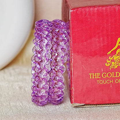 Unique Design "Sitara Glass Kada" Bangles with Glossy Finish for Women & Girls (Pack of 2)