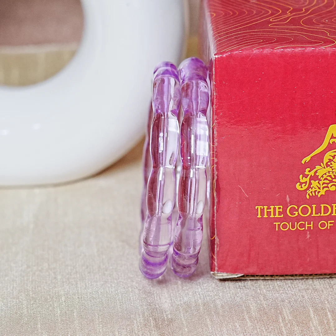 Glossy Finish 'Glosbe Glass Kada' Bangle for Women & Girls (Pack of 2)