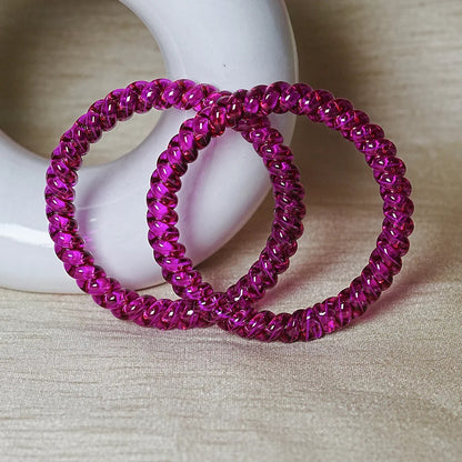 Designer Spiral Pattern Glass Kada Bangles for Women (Pack of 2)