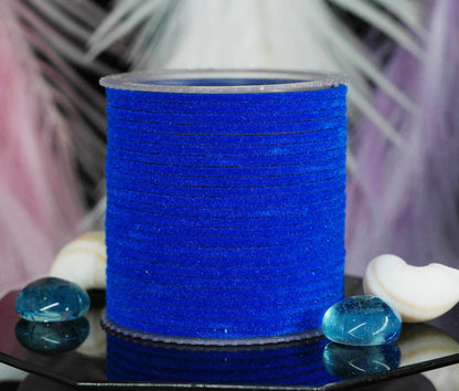 Royal Blue Color Velvet Metal Bangles for Women & Girls (Pack of 24)