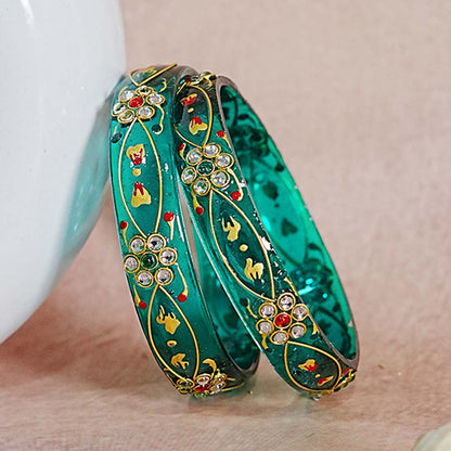 Trendy Lightweight Acrylic Kada Bangle for Women & Girls (Pack of 2 kada)