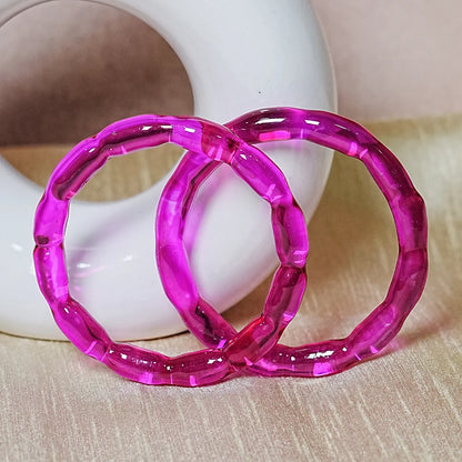Glossy Finish 'Glosbe Glass Kada' Bangle for Women & Girls (Pack of 2)