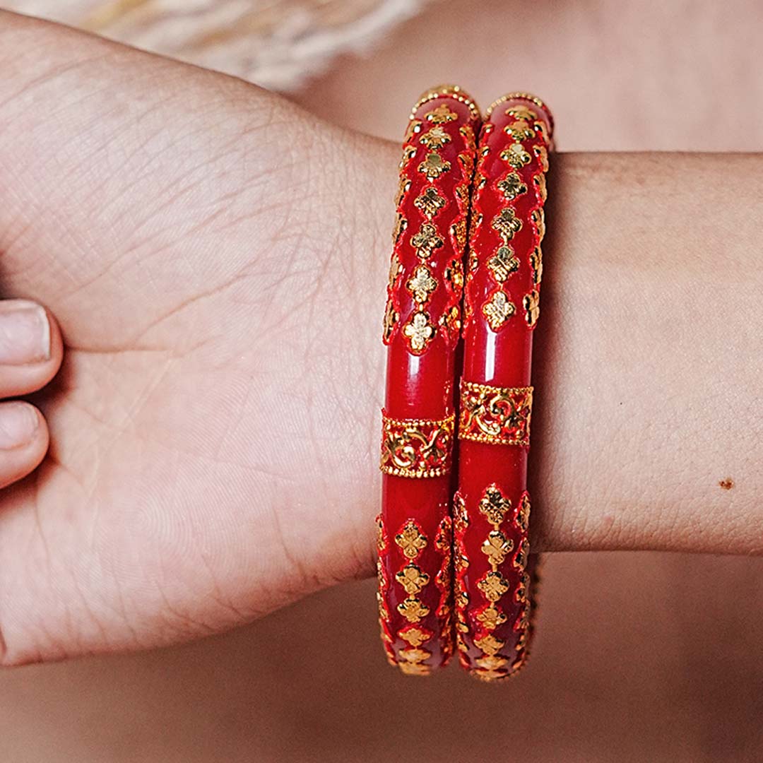 Traditional Acrylic Kada for Women & Girls (Pack of 2 kada)