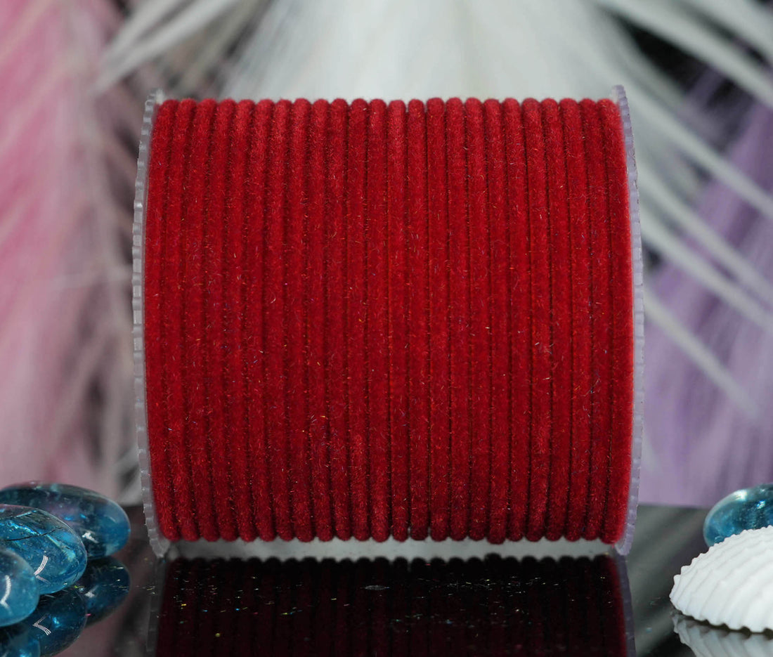 Stylish Traditional Velvet Metal Bangles for Women & Ladies