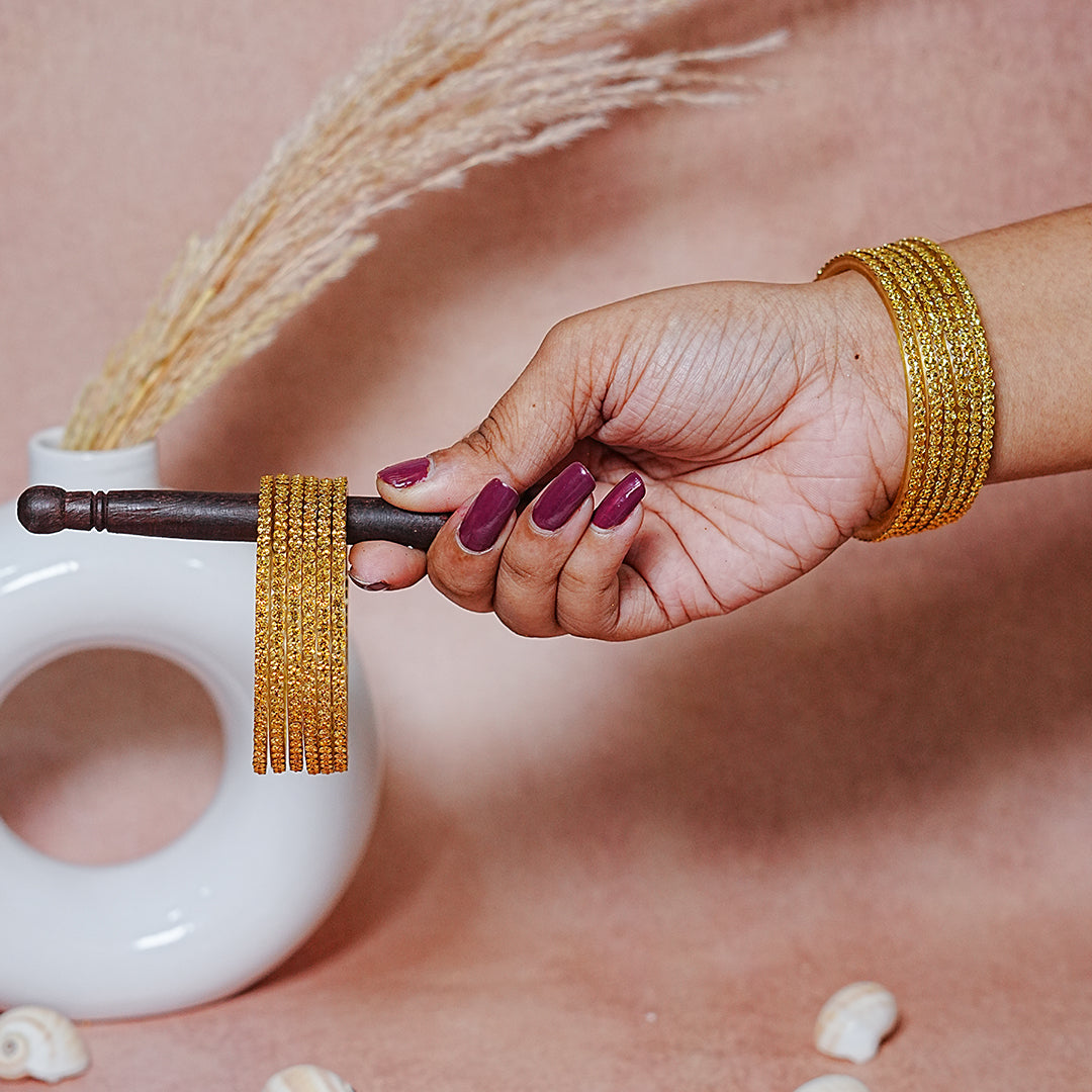 Stylish Design Glass Bangle for Women and Girls (Pack of 12 Bangles)