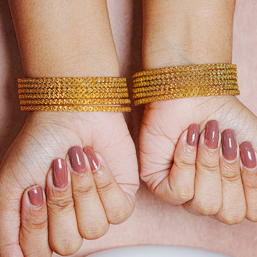 Stylish Design Glass Bangle for Women and Girls (Pack of 12 Bangles)