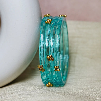 Acrylic kada Bangle for Women & Girls (Pack of 4)