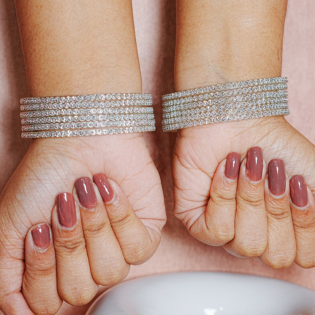 Stylish Design Glass Bangle for Women and Girls (Pack of 12 Bangles)