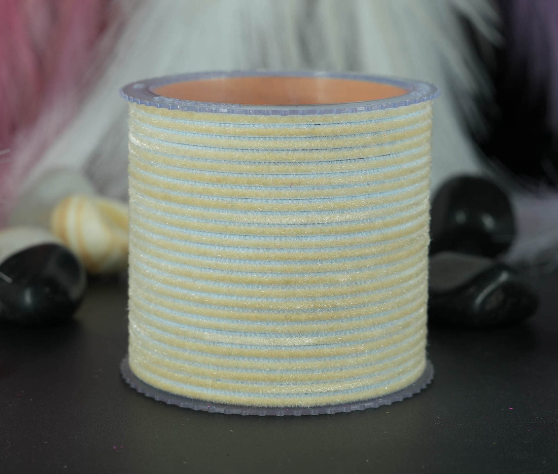 Stylish Multiple Color Velvet Metal Bangles for Women & Ladies