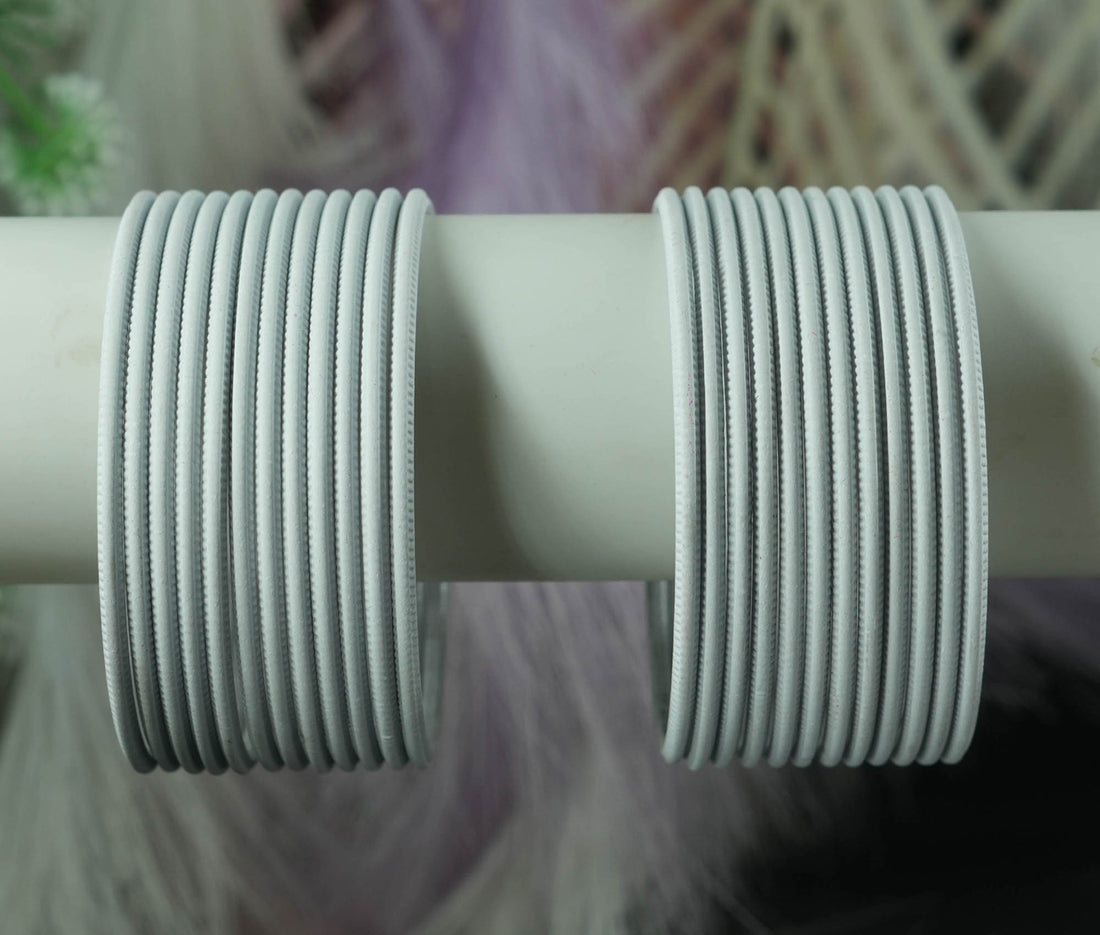 Fancy Plain Metal Bangles Set for Women | Multiple Color Matte Finish, Weddings, Daily Use & Party Wear