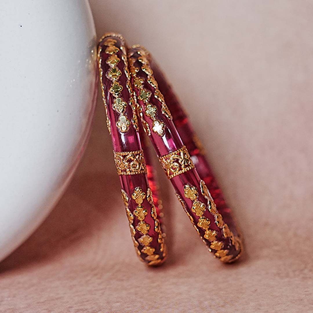Traditional Acrylic Kada for Women & Girls (Pack of 2 kada)
