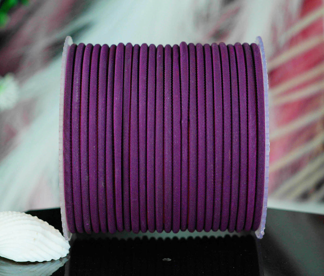 Wine Color Plain Matte Metal Bangles for Women & Girls (Pack of 24)