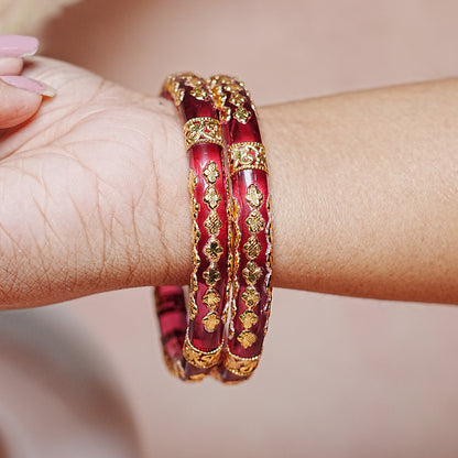 Traditional Acrylic Kada for Women & Girls (Pack of 2 kada)