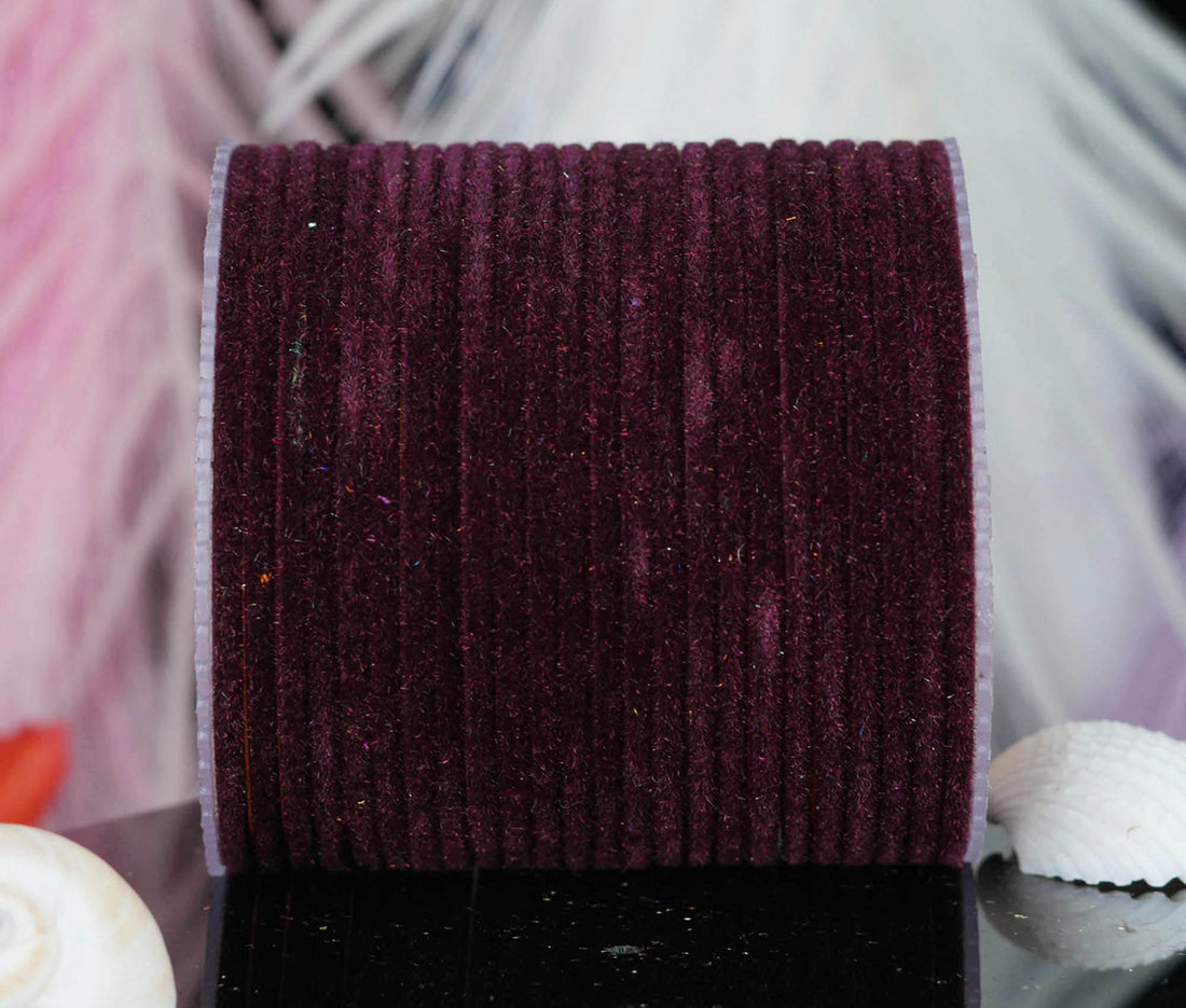 Stylish Multiple Color Velvet Metal Bangles for Women & Ladies
