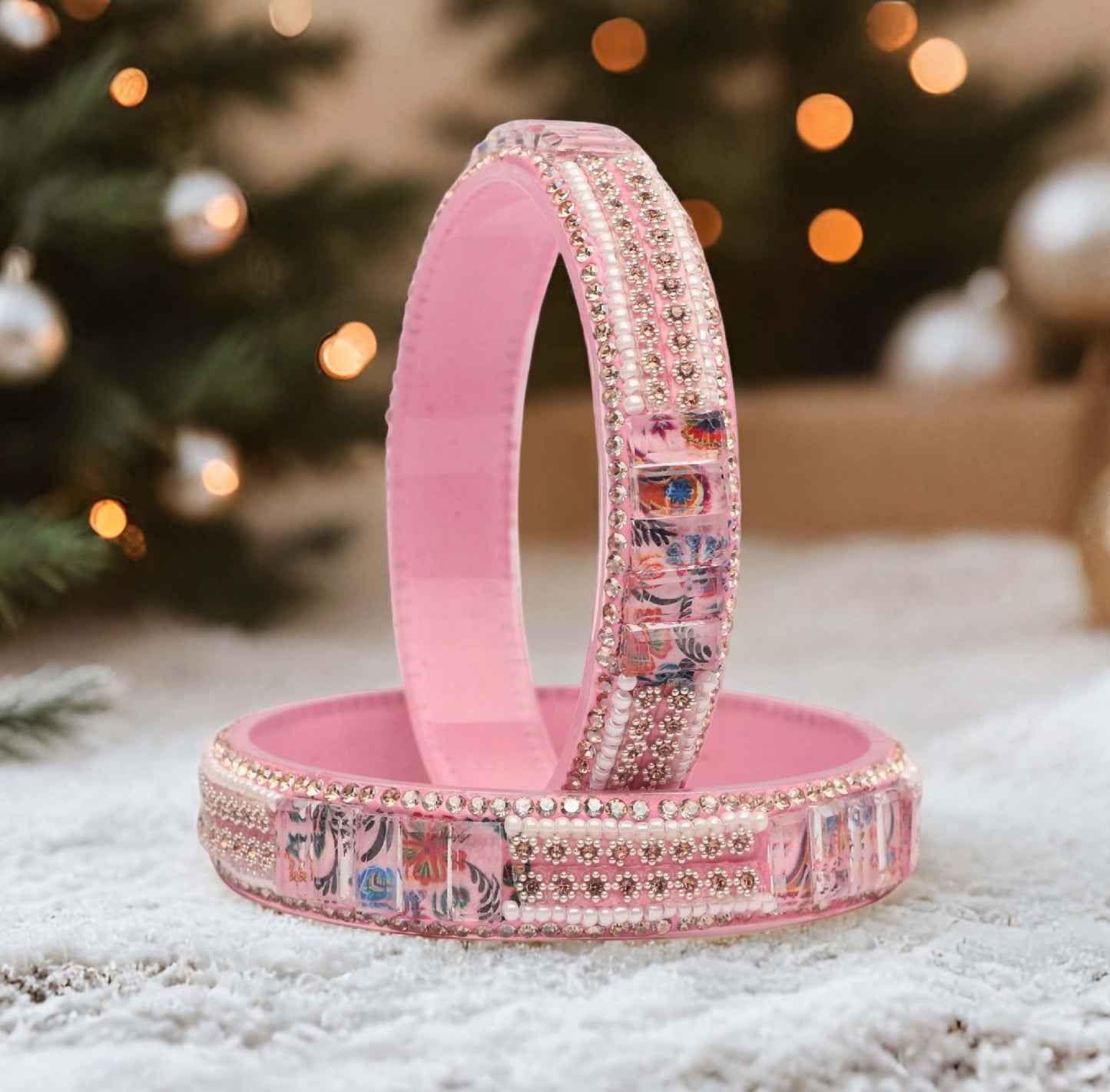 Women’s Glass Kada Bangles (Pack of 2)