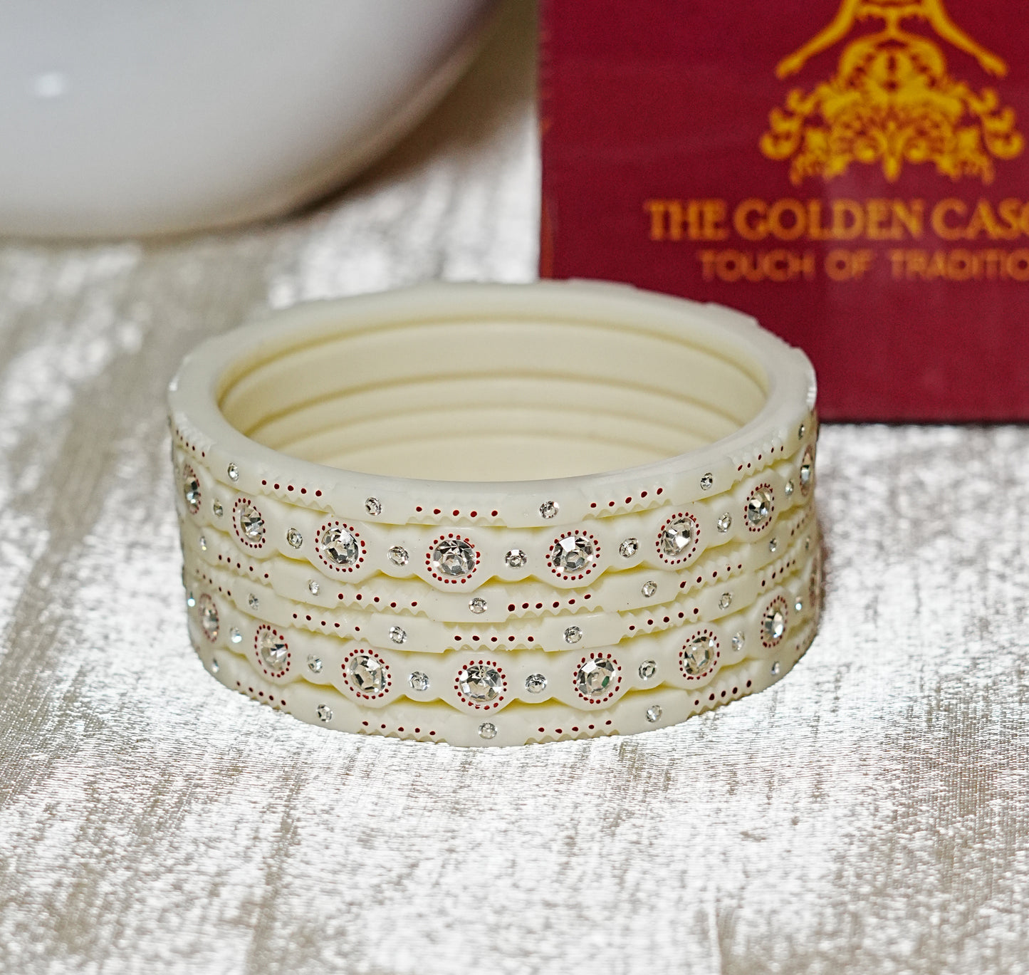 Premium Quality Lightweight Acrylic Kada Bangles for Women (Pack of 2 Set)