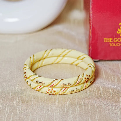 Trendy Lightweight Acrylic Kada Bangle for Women & Girls (Pack of 2)