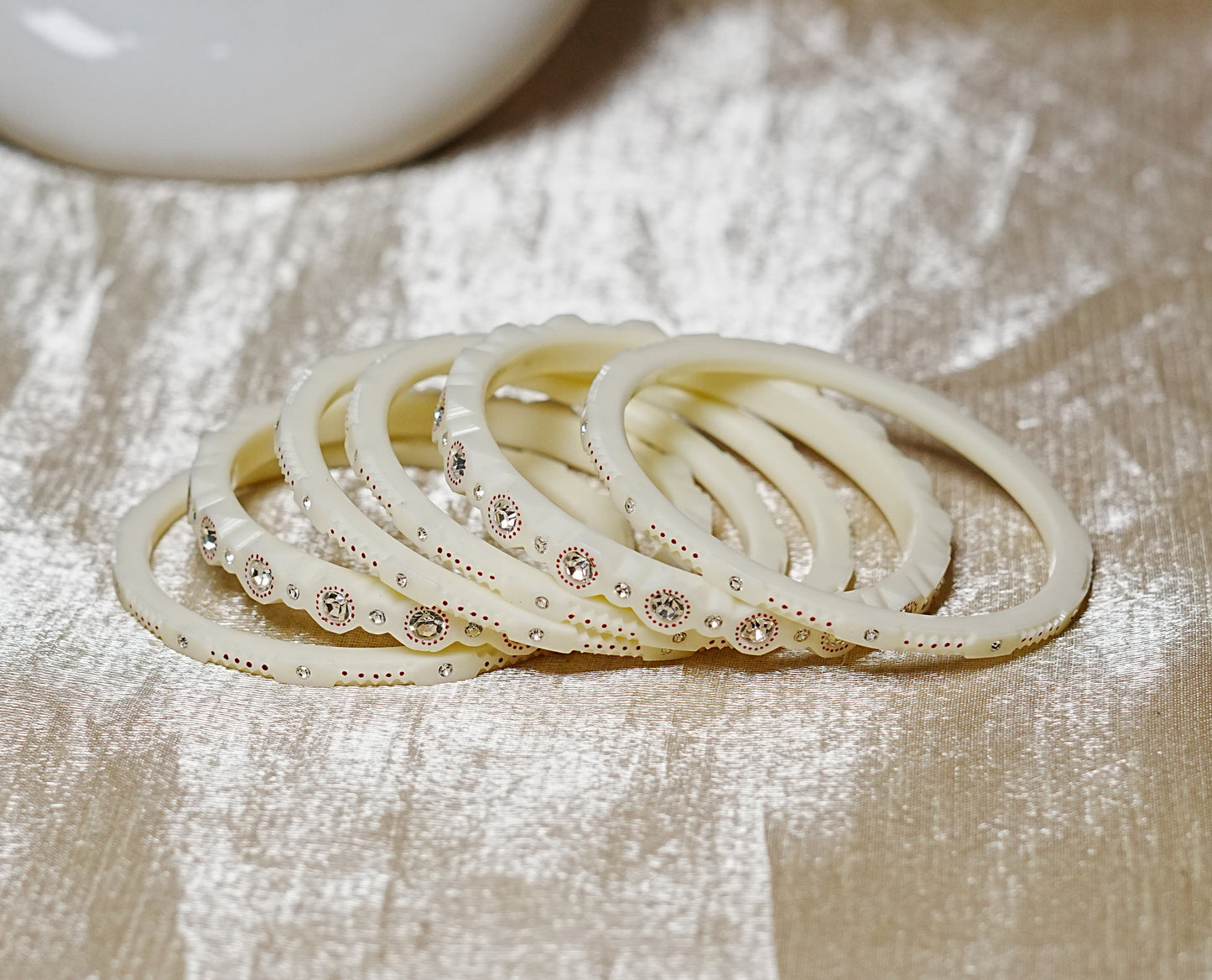 Premium Quality Lightweight Acrylic Kada Bangles for Women (Pack of 2 Set)