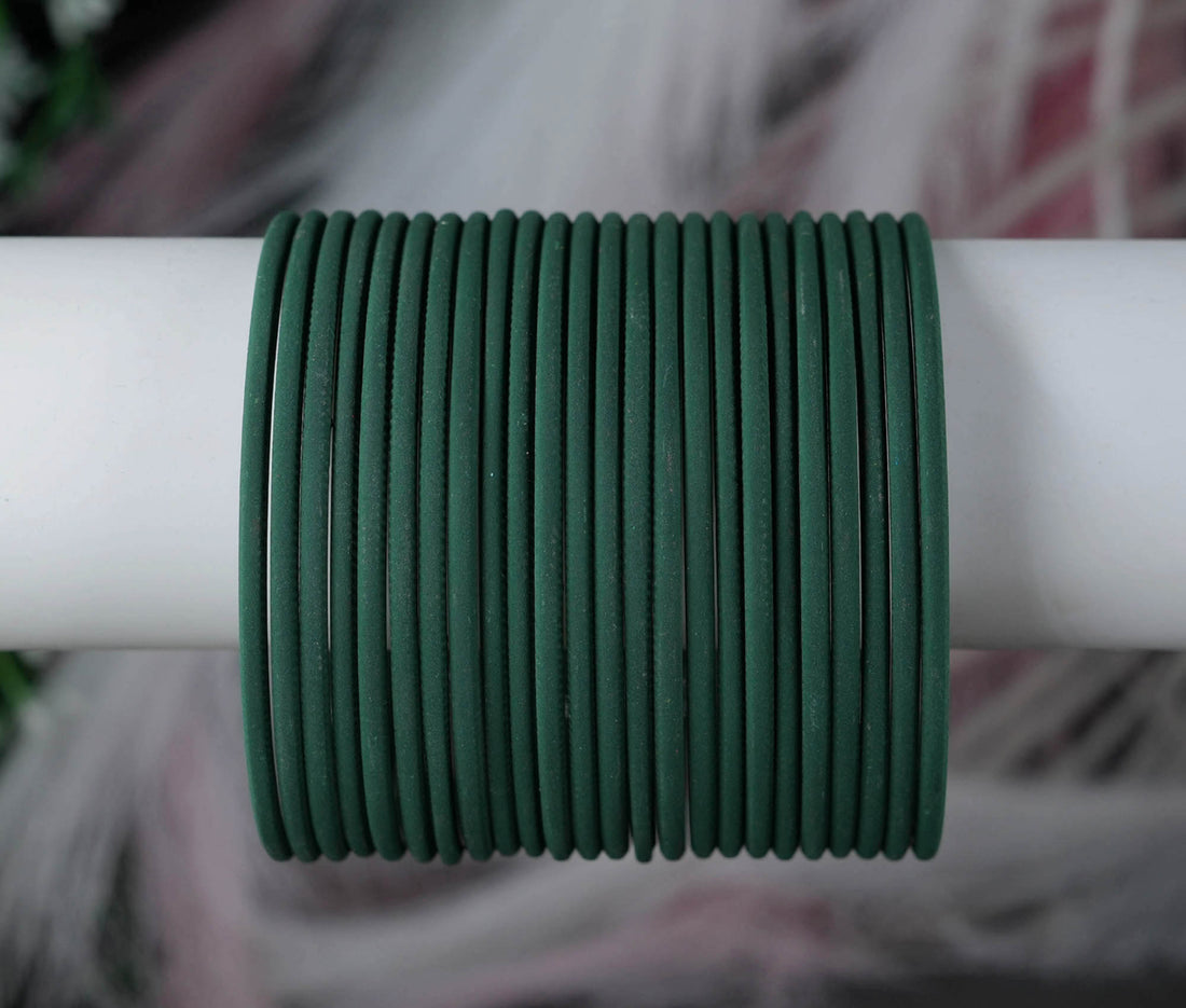 Plain Metal Bangles Set for Women Multiple Color | Matte Finish, Perfect for Weddings, Daily Wear, Traditional Occasions & Party Wear