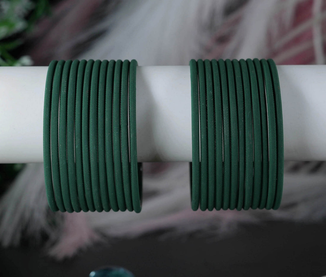 Plain Metal Bangles Set for Women Multiple Color | Matte Finish, Perfect for Weddings, Daily Wear, Traditional Occasions & Party Wear