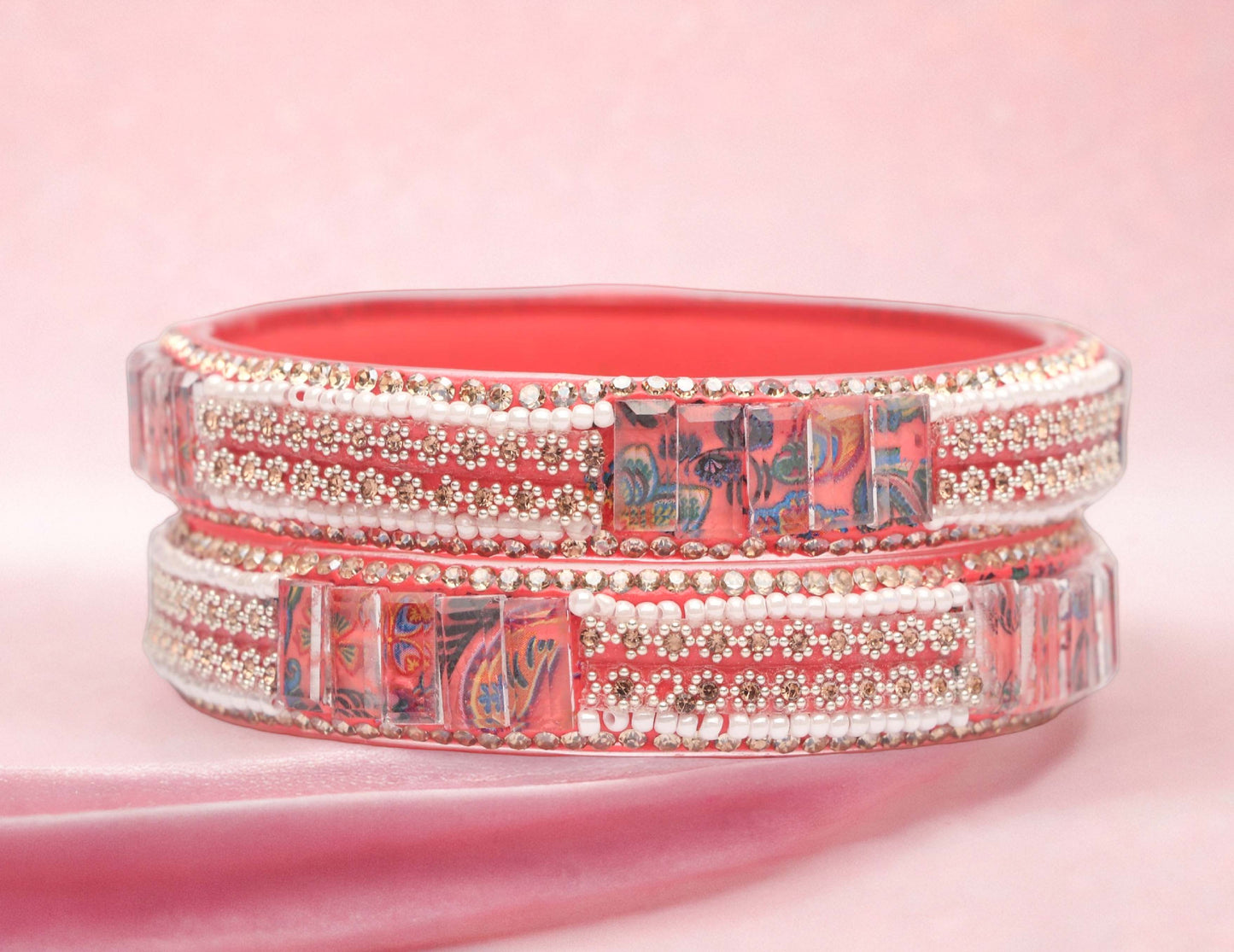 Women’s Glass Kada Bangles (Pack of 2)