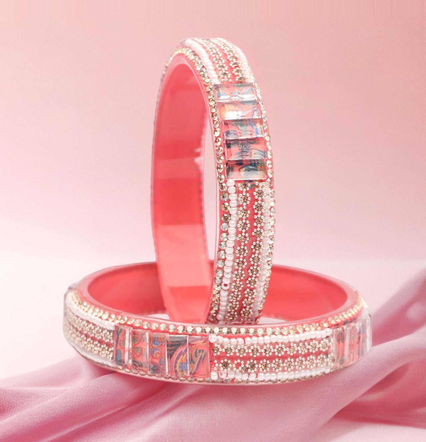 Women’s Glass Kada Bangles (Pack of 2)