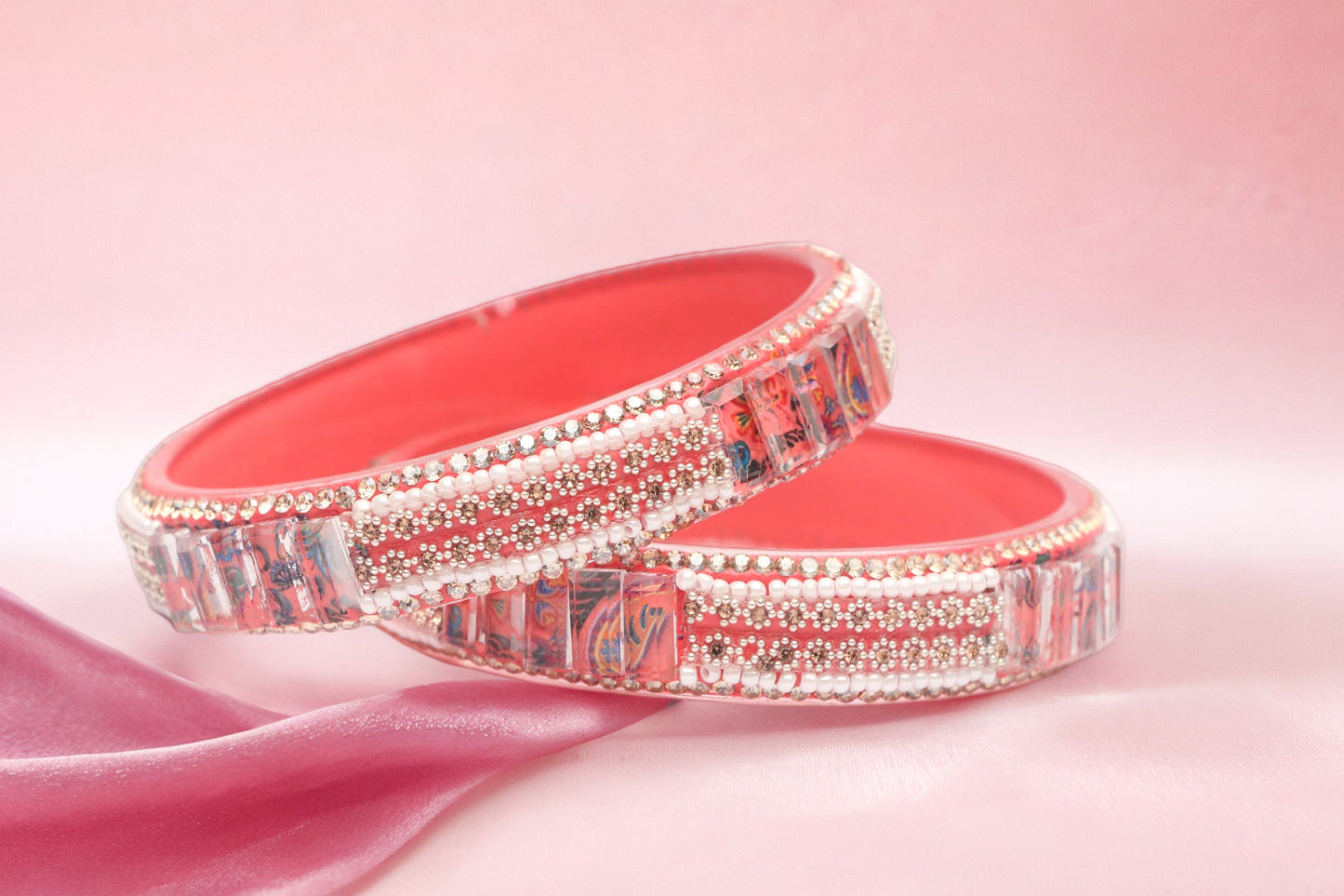 Women’s Glass Kada Bangles (Pack of 2)