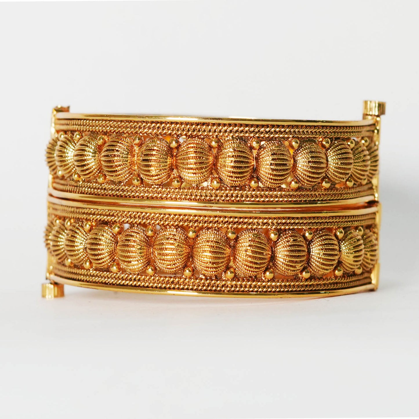 Antique Ball Design Brass Kada for Women & Girl | Handcraft Bracelet Perfect for Party & Daily wear
