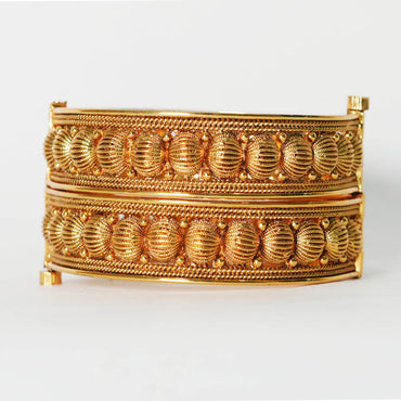 Antique Ball Design Brass Kada for Women & Girl | Handcraft Bracelet Perfect for Party & Daily wear