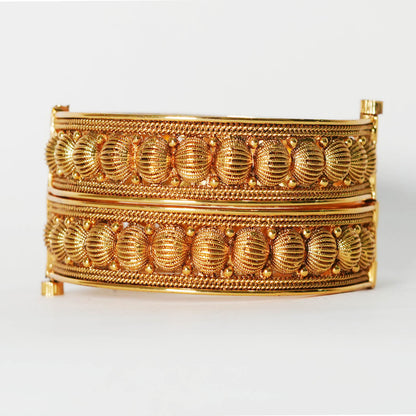 Antique Ball Design Brass Kada for Women & Girl | Handcraft Bracelet Perfect for Party & Daily wear