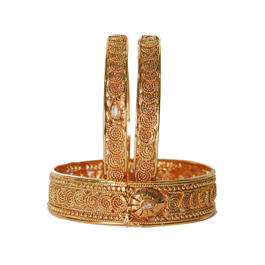 Antique Design Copper Kada for Women & Girl | Bridal Set Bracelet Perfect for Party & Daily wear
