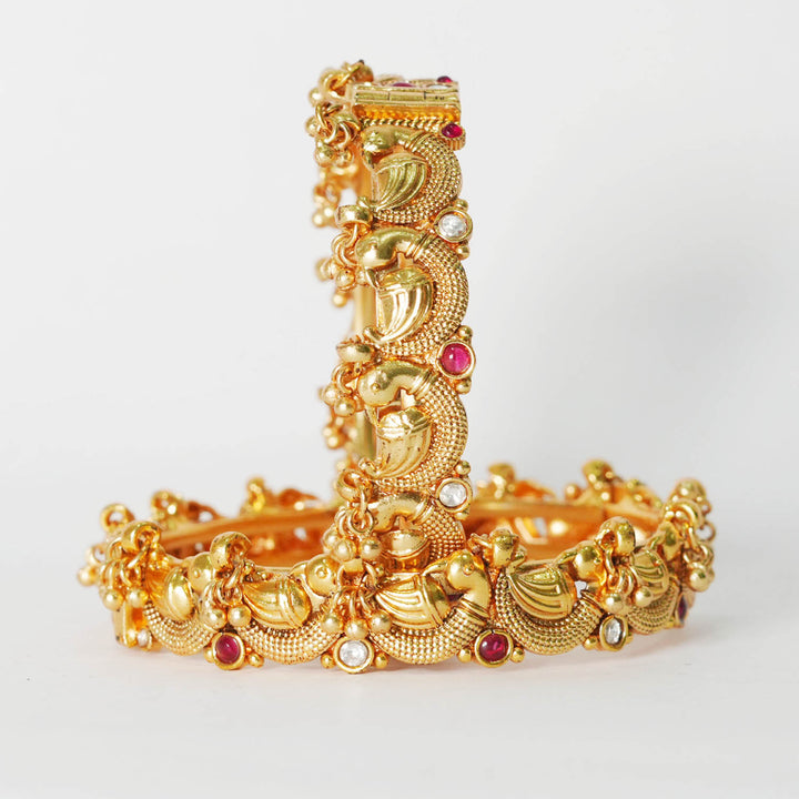 Antique Design Copper Kada for Women & Girl | Handcraft Unique Bracelet Perfect for Party & Daily wear