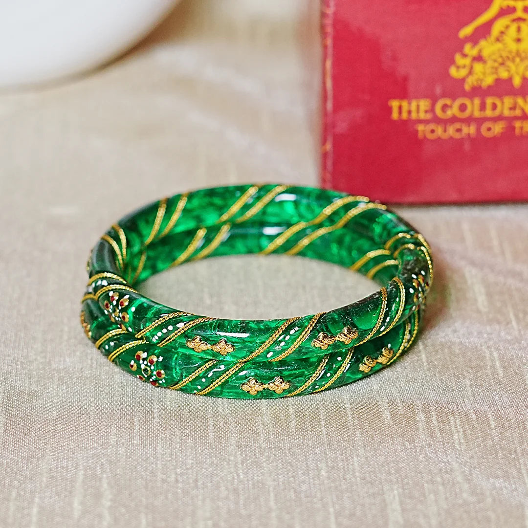 Trendy Lightweight Acrylic Kada Bangle for Women & Girls (Pack of 2)