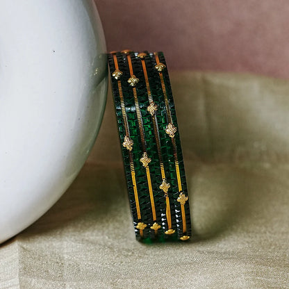 Premium Lightweight Acrylic Kada Bangles for Women (Pack of 4)