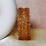 Unique Design "Sitara Glass Kada" Bangles with Glossy Finish for Women & Girls (Pack of 2)