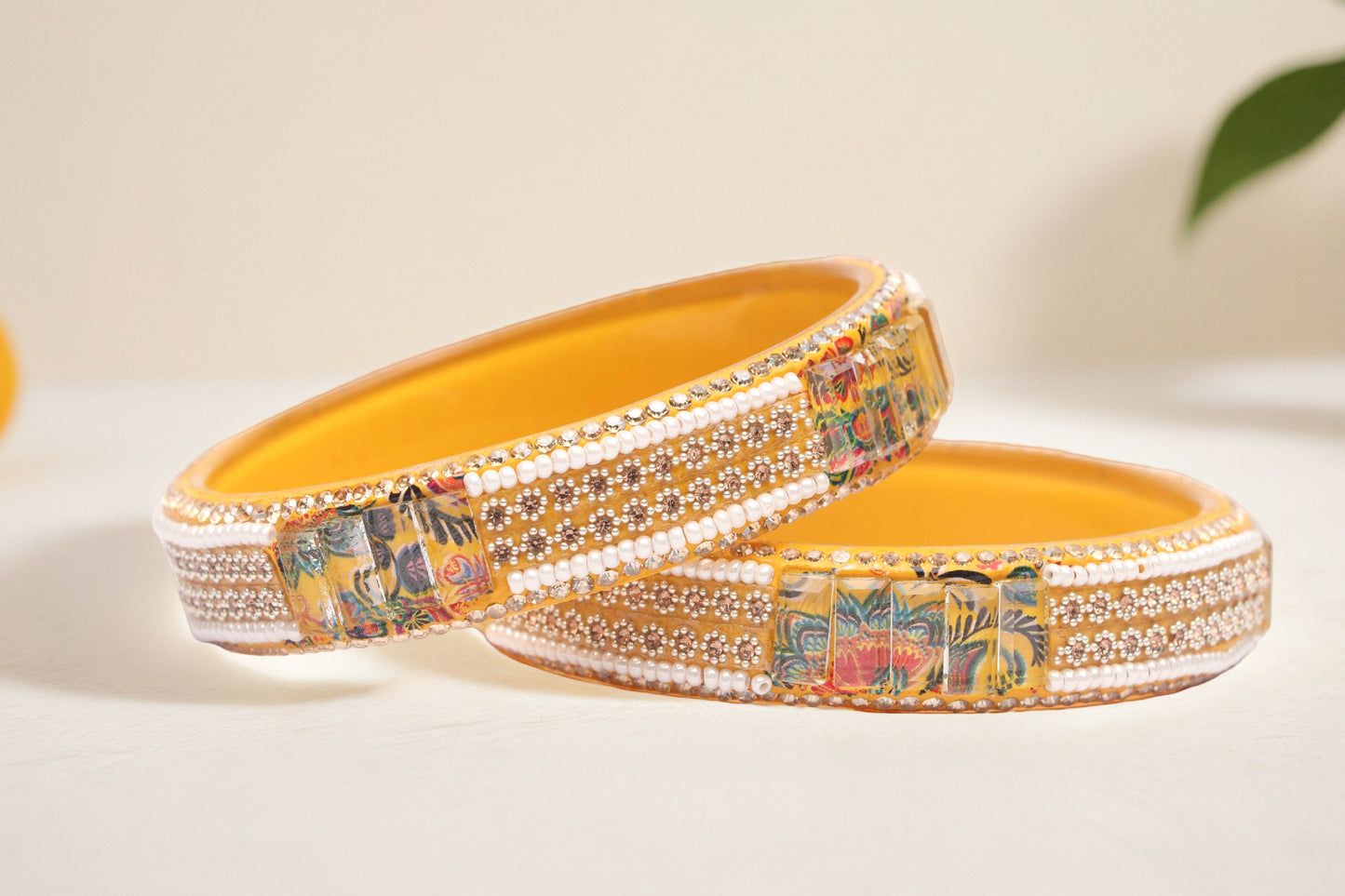 Women’s Glass Kada Bangles (Pack of 2)